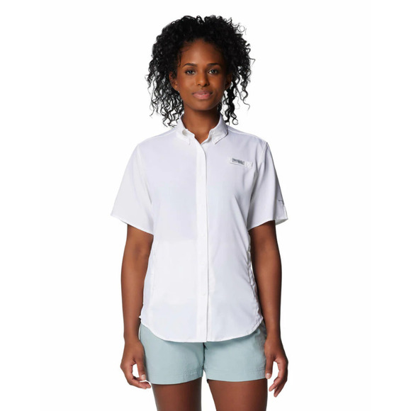 Columbia Tops - COLUMBIA Womens Tamiami II Short Sleeve Shirt Medium White Sun Protection NWT